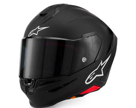 Alpinestars S-R7 Solid – Matt Black – Full Face Motorcycle Helmet