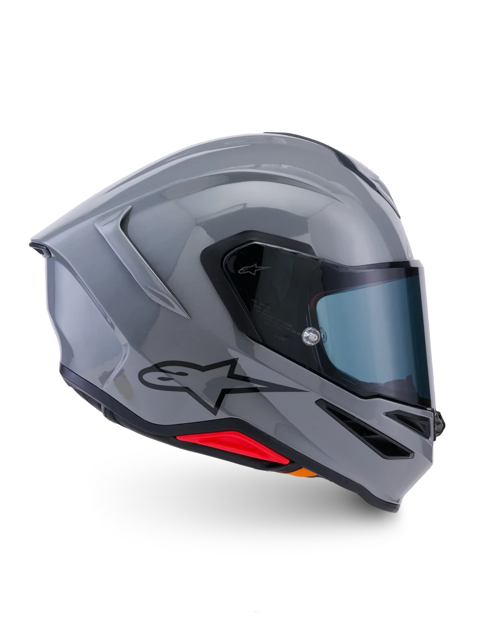 Alpinestars S-R7 Solid – Grey Glossy – Full Face Motorcycle Helmet