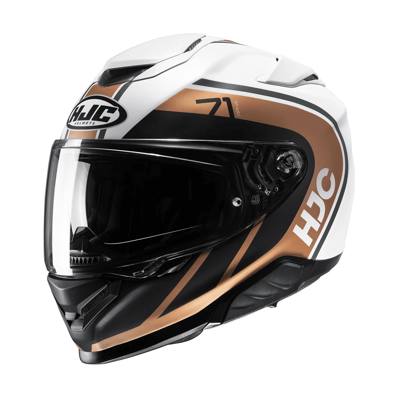 Hjc Rpha 71 Motorcycle Helmet Mapos Gold