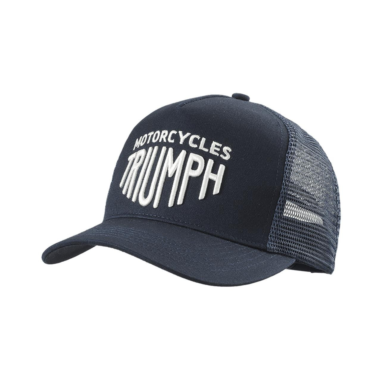 Triumph Ellis Trucker Cap Cap Navy | Triumph Motorcycle Clothing