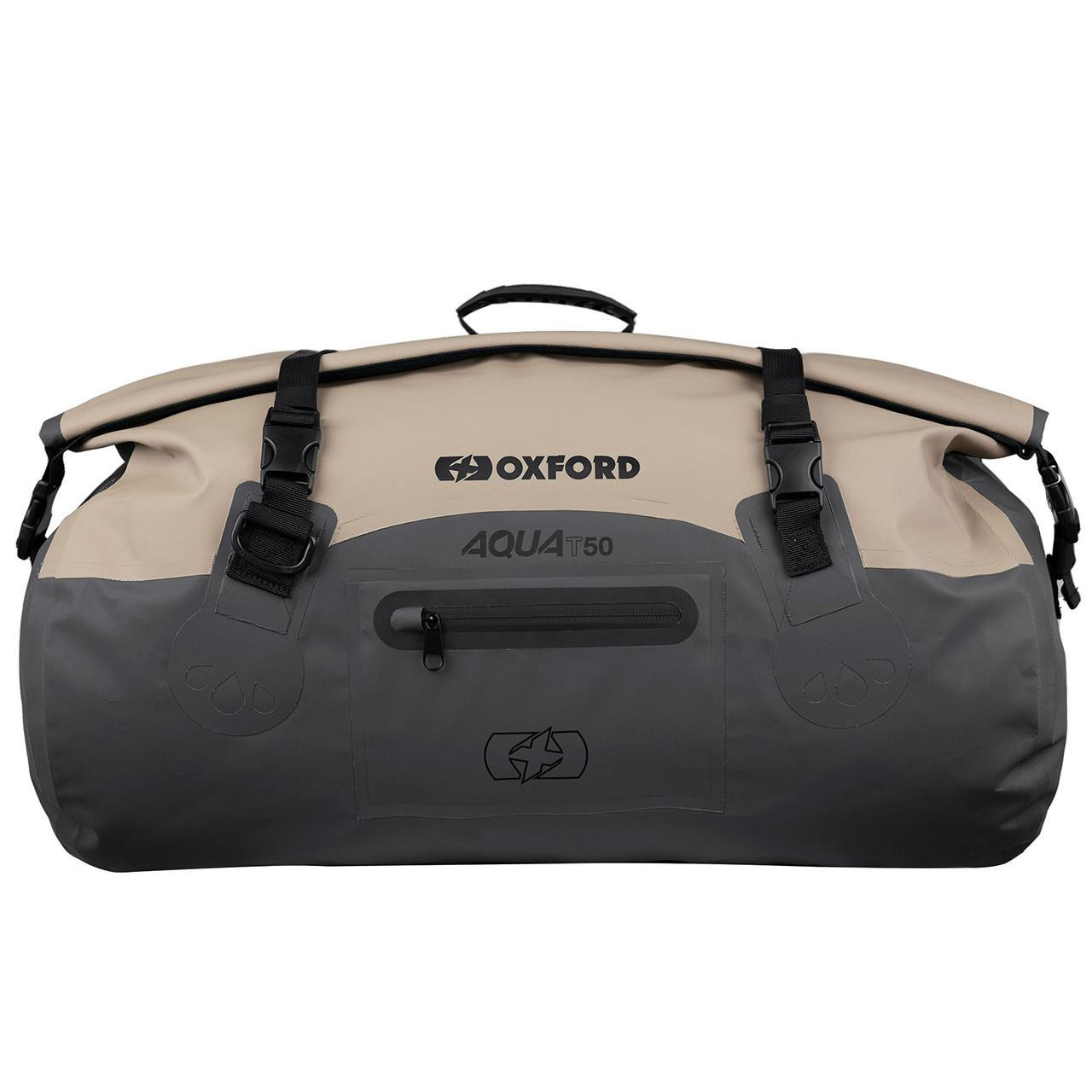 Image of Oxford Aqua T-50 Roll Bag- Desert/Grey