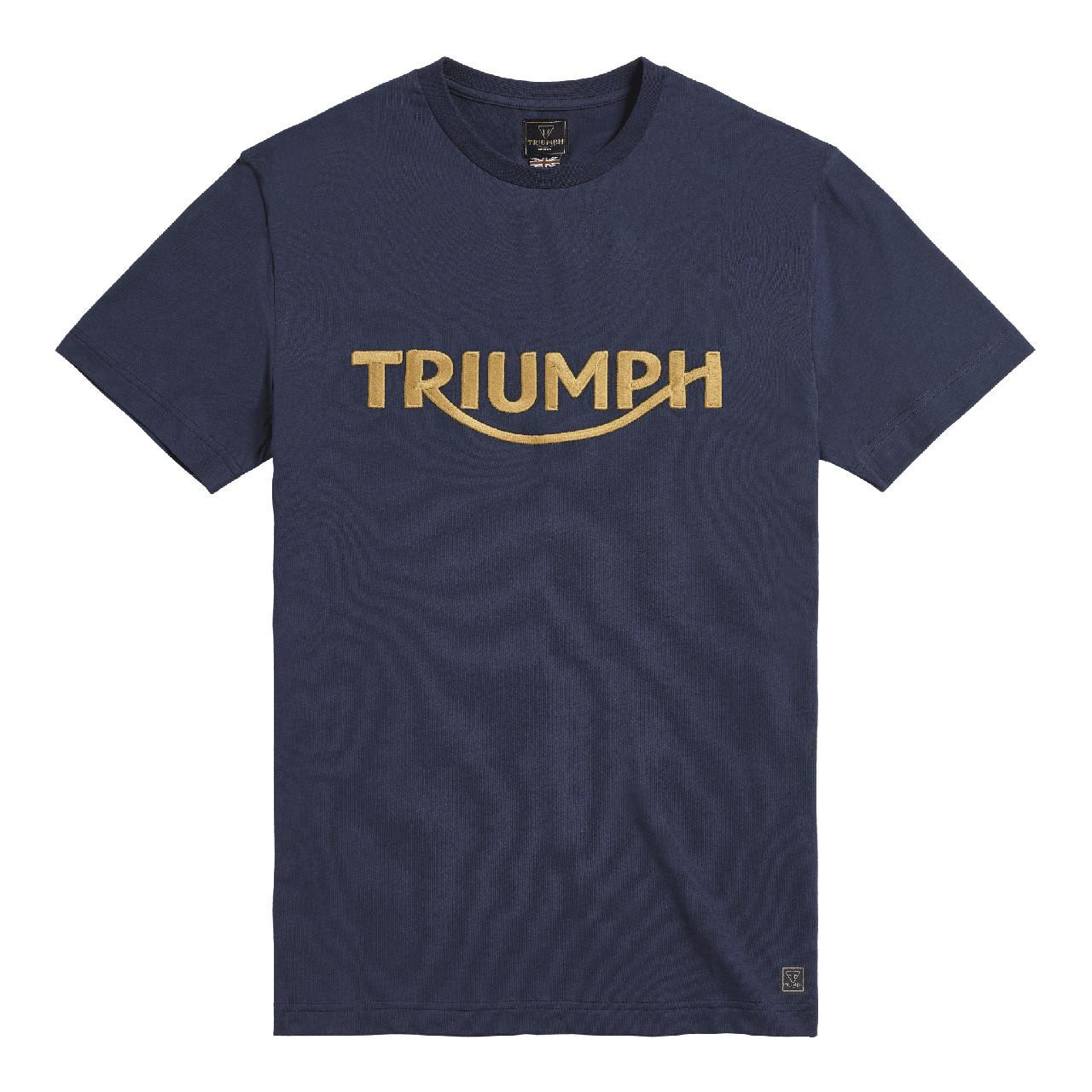 Image of Triumph Bamburgh T-Shirt Black Iris | Triumph Motorcycle Clothing