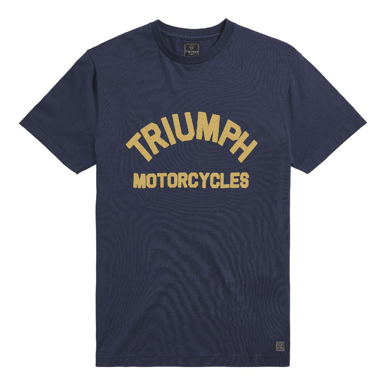 Image of Triumph Burnham T-Shirt Black Iris | Triumph Motorcycle Clothing