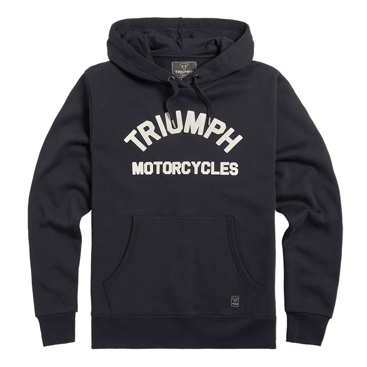 Image of Triumph Carrick Pull-On Hoodie Black | Triumph Motorcycle Clothing