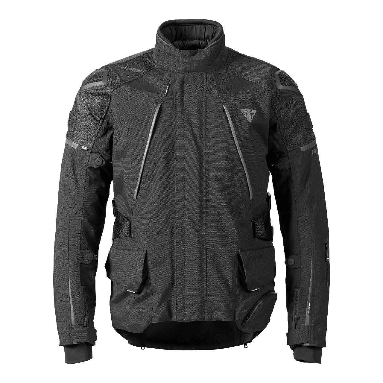 Image of Triumph Alder Gtx Motorcycle Jacket Black | Triumph Motorcycle Clothing