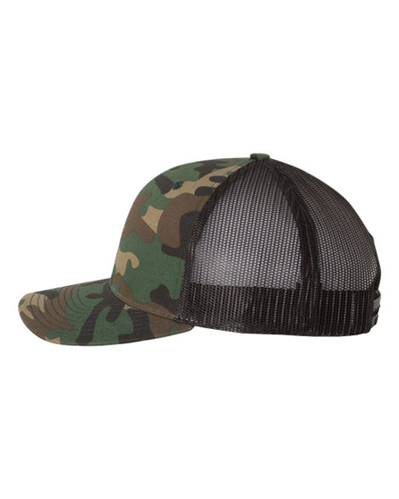 Camo Printed Men's  Trucker Cap