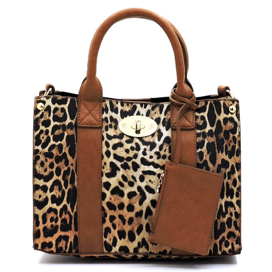 Animal Print Boxy Style 3 in 1 purse