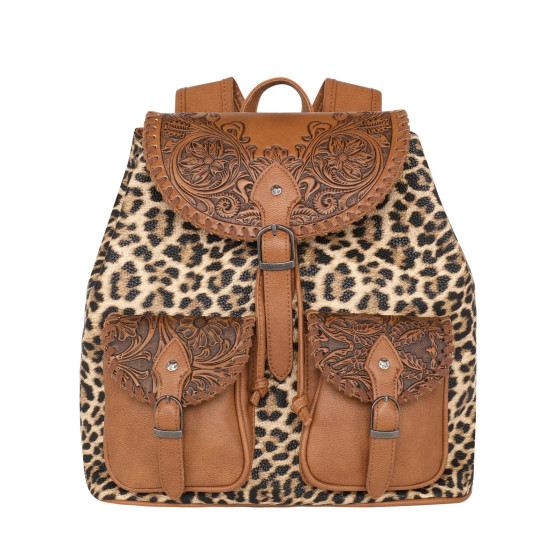 Montana West Tooled Collection Backpack - Leopard