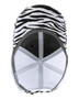 Women's  Zebra Printed Visor with Mesh Back Cap