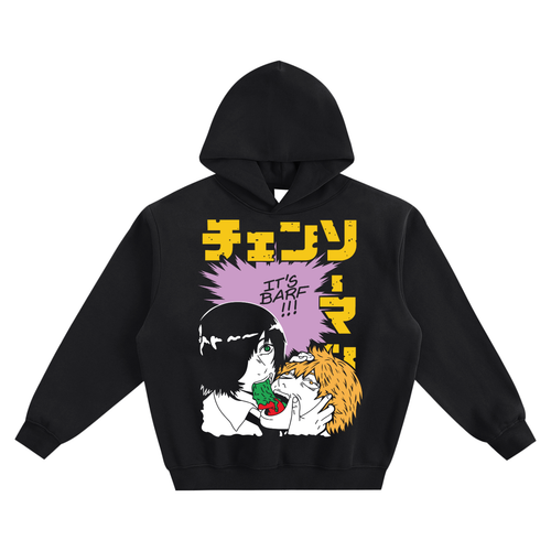 Fleeced Boxy Hoodie #mqON