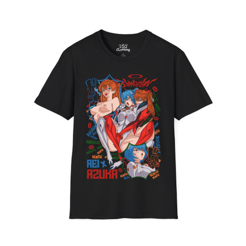 Rei x Asuka Evangelion T-Shirt jfj