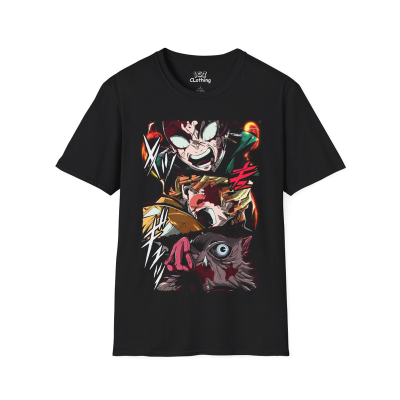 Tanjiro x Inosuke Demon Slayer T-Shirtxcv