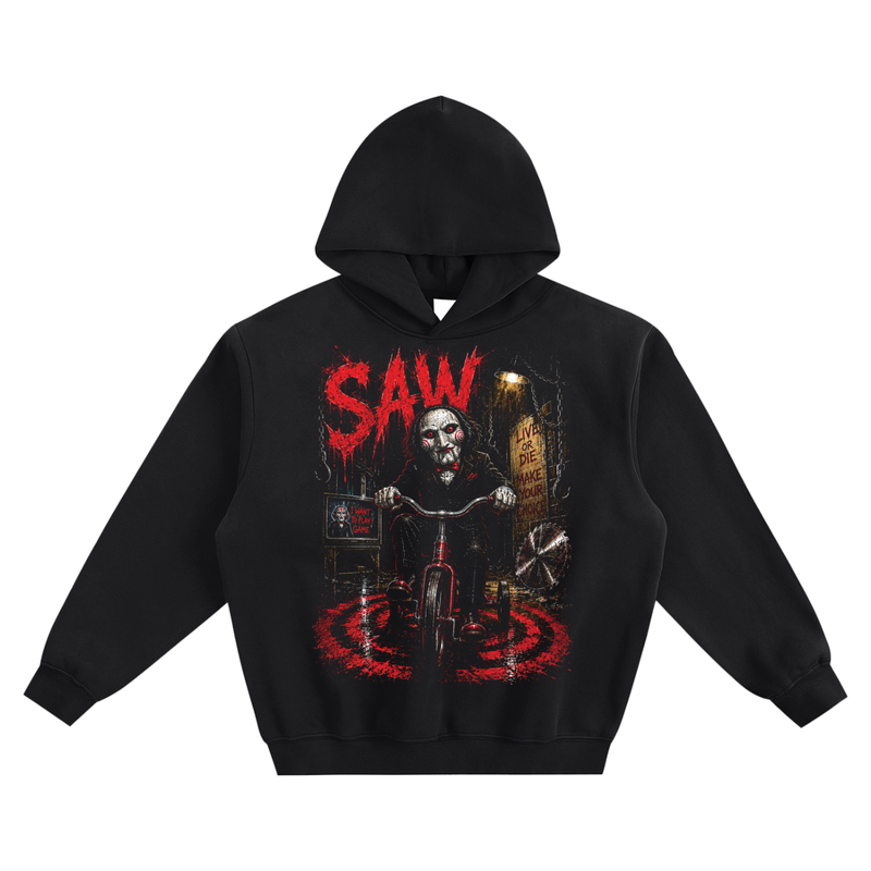 Fleeced Boxy Hoodie #YMTf