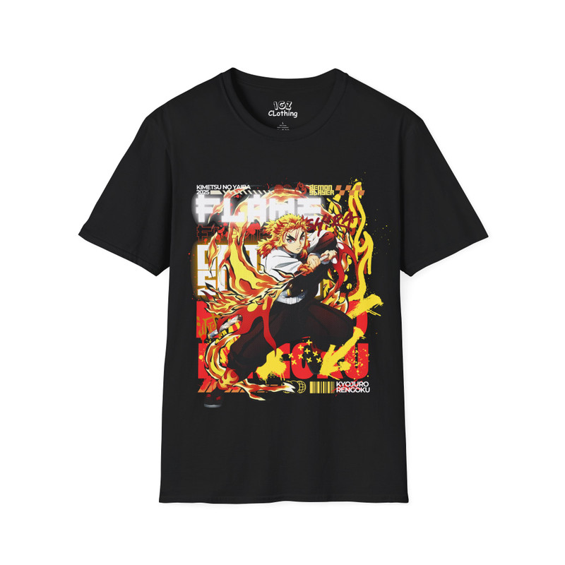 Rengoku Demon Slayer T-Shirtmnjbnhb
