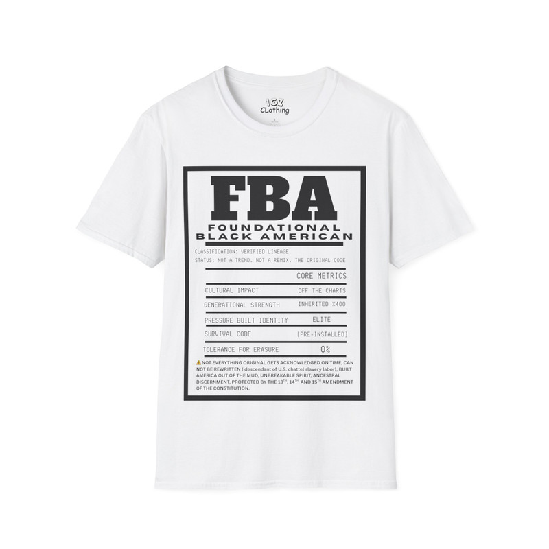 Foundational Black American T-Shirtfg