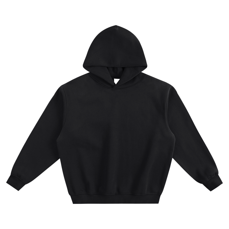 Fleeced Boxy Hoodie #dgLh
