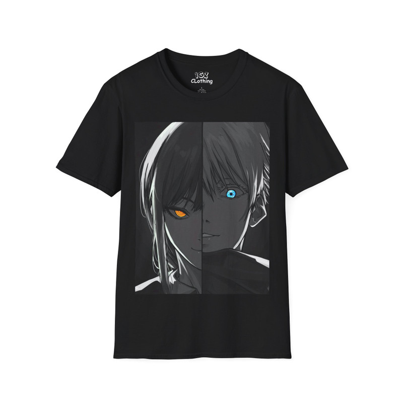 Makima x Gojo Chainsaw Man and Jujitsu Kaisen T-Shirthkh