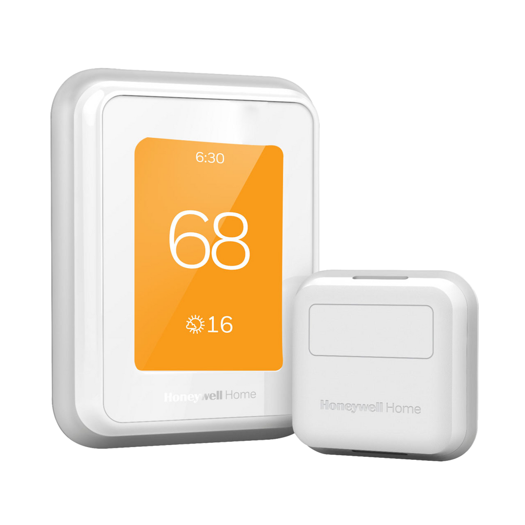 Honeywell Home T9 Smart Thermostat with Sensor set to 68 degrees heating