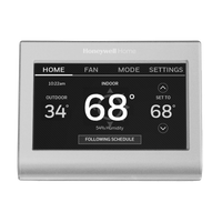 Wi-Fi 7-Day Program Thermostat set to 68 degrees heating