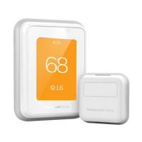 Honeywell Home T9 Smart Thermostat with Sensor set to 68 degrees heating