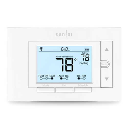 Sensi thermostat  set to 78° cooling