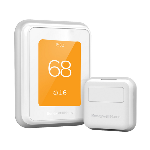 Honeywell Home T9 Smart Thermostat with Sensor set to 68 degrees heating
