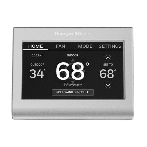 Wi-Fi 7-Day Program Thermostat set to 68 degrees heating
