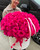 100 pink roses box