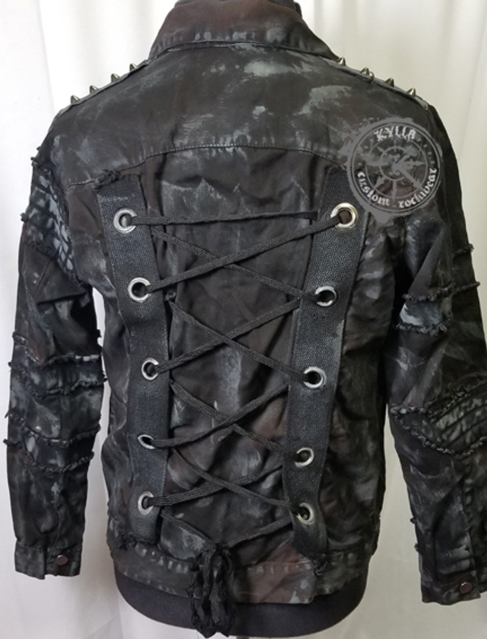 IMMORTAN - Distressed Denim Jacket - Men's size S-2XL