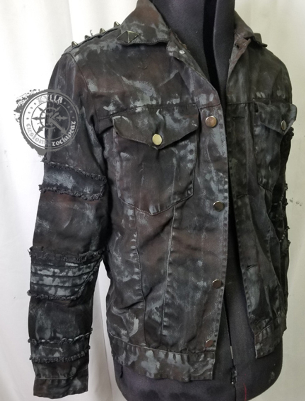 IMMORTAN - Distressed Denim Jacket - Men's size S-2XL