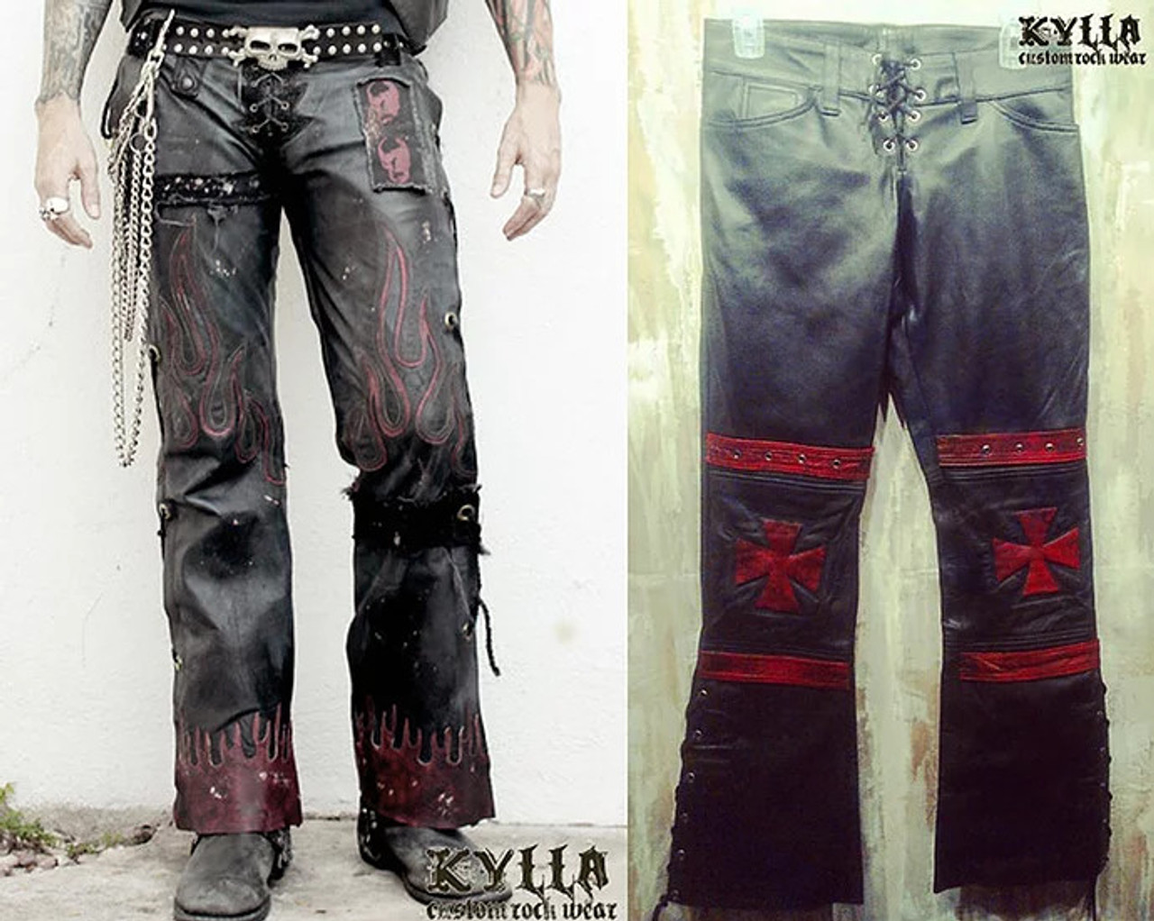 Custom Rock Wear - Custom Leather Pants (Allow 3 Months)