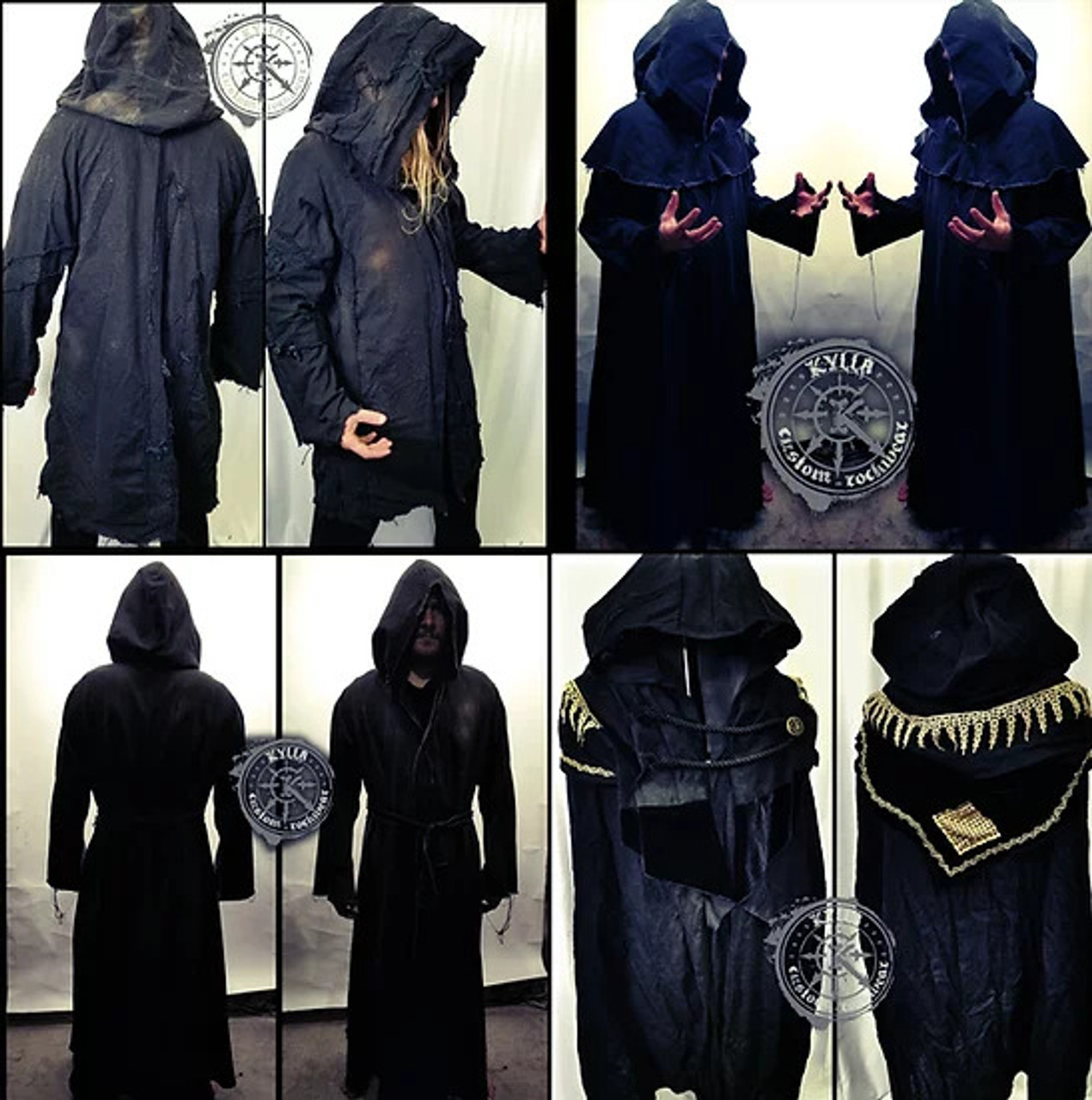 Ready For Battle Hooded Cloak - Black