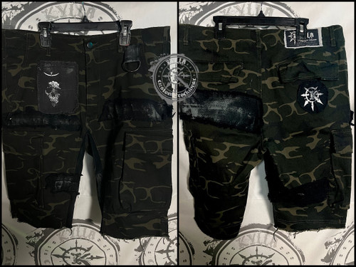 Camo Shorts w34 with Kylla accents and stretch panel
