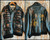 OCEANIA - Kraken distressed genuine leather bomber jacket size 4XL kylla custom rock wear jacket