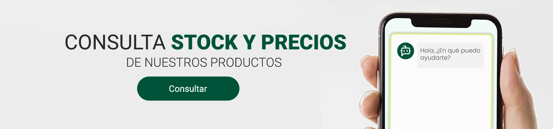 Consulta nuestro stock y precios