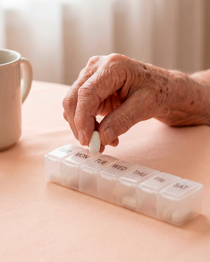 Sistema personalizado de dosificación de medicamentos preparado en farmacia