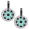 Wakeboarding Tower KICKER 6.5 inch LED Speaker and Black Bullet Pod Set SEPARATES Wakeboarding Tower KICKER 6.5 inch LED Speaker and Black Bullet Pod Set SEPARATES