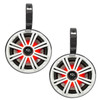 Wakeboarding Tower KICKER 6.5 inch LED Speaker and Black Bullet Pod Set SEPARATES Wakeboarding Tower KICKER 6.5 inch LED Speaker and Black Bullet Pod Set SEPARATES