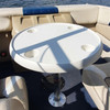 Marine / Boat Round Table with removable Pedestal / Leg and 4 Drink Holders Marine / Boat Round Table with removable Pedestal / Leg and 4 Drink Holders