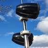 Kicker Speaker Boat / Bimini Clamp Pods Pair with 4 inch Kicker Speakers - Black Kicker Speaker Boat / Bimini Clamp Pods Pair with 4 inch Kicker Speakers - Black