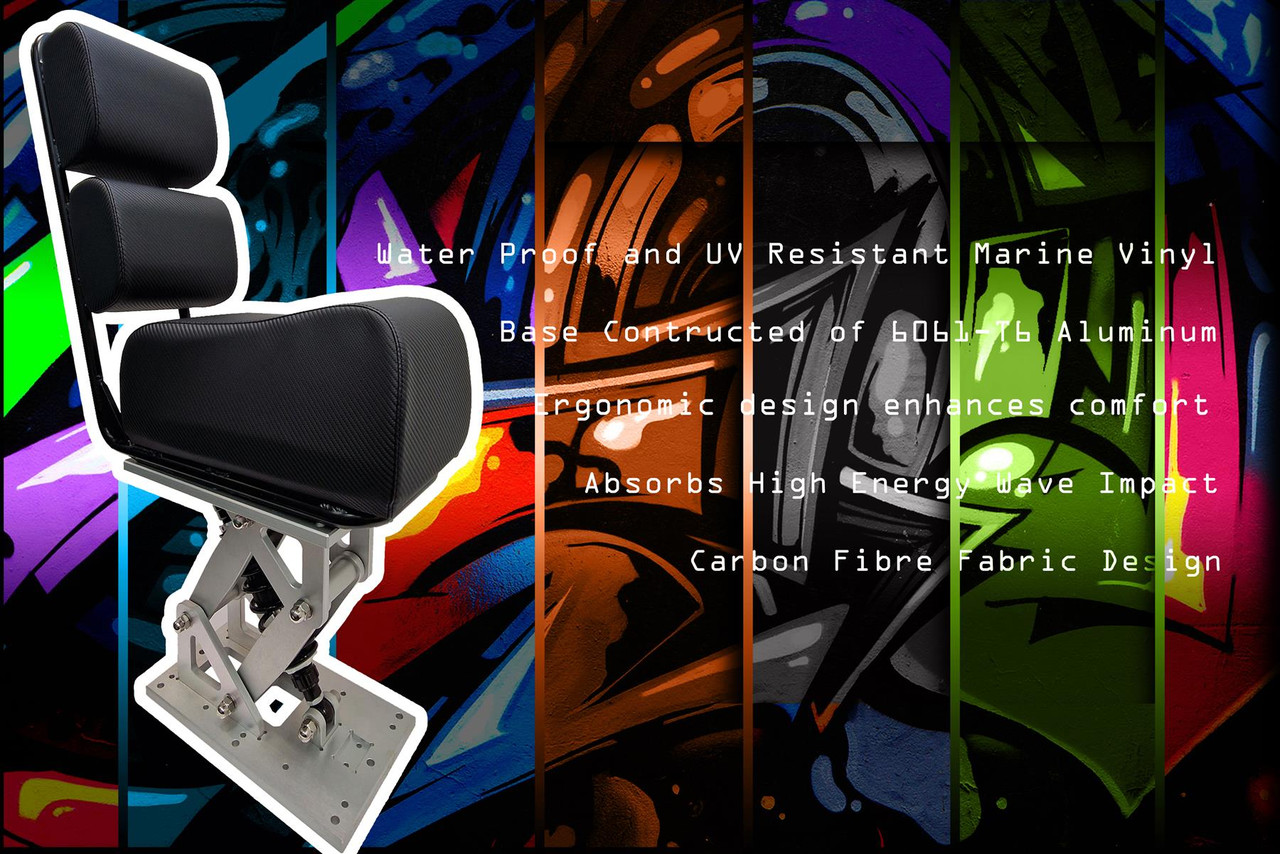 Galaxy Rib Boat Jockey Seat with Suspension Pedestal