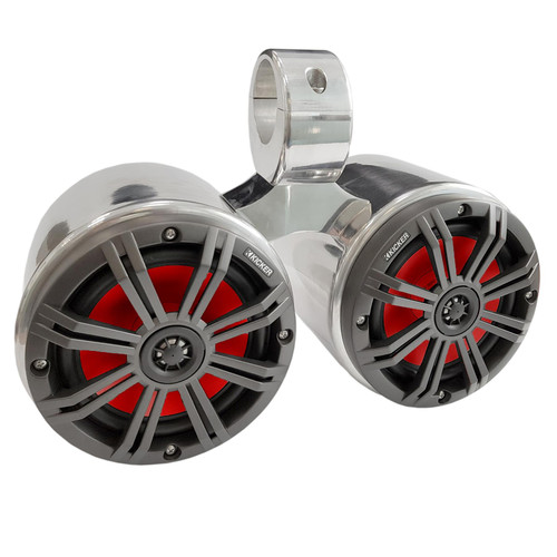 Wakeboarding Tower KICKER 6.5 inch LED Speaker and Bullet Pod COMBINED UNIT Wakeboarding Tower KICKER 6.5 inch LED Speaker and Bullet Pod COMBINED UNIT