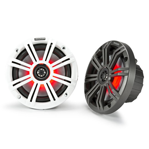 KICKER LED Marine Boat Wakeboarding Speakers - 6.5 inch KA45KM654L KICKER LED Marine Boat Wakeboarding Speakers - 6.5 inch KA45KM654L