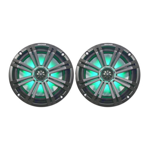 KICKER LED Marine Boat Wakeboarding Speakers - 6.5 inch KA45KM654L
