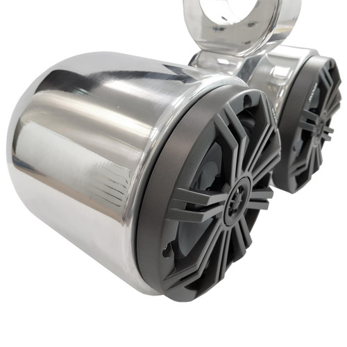 Wakeboarding Tower KICKER 6.5 inch Speaker and Bullet Pod Set COMBINED UNIT