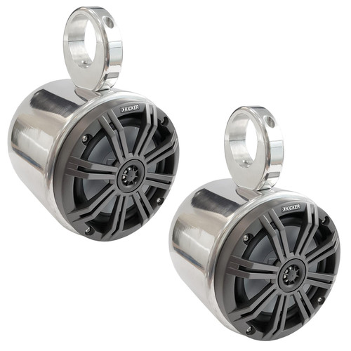 Wakeboarding Tower KICKER 6.5 inch Speaker and Bullet Pod Set SEPARATES