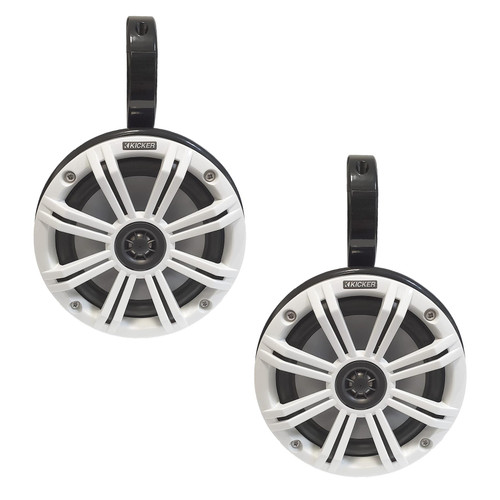 Wakeboarding Tower KICKER 6.5 inch Speaker and Black Bullet Pod Set SEPARATES