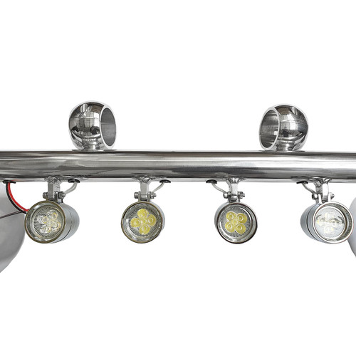 Galaxy Wakeboard / Boat Tower Combo Set with 4 KICKER LED Marine Speakers