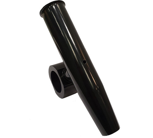 Galaxy Single Black Fishing Rod Pole Holder Mount Bracket for Boat Tower, T-Top Galaxy Single Black Fishing Rod Pole Holder Mount Bracket for Boat Tower, T-Top