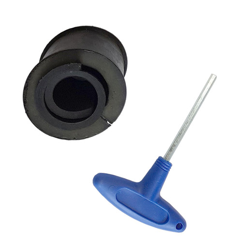 Galaxy Single Black Fishing Rod Pole Holder Mount Bracket for Boat Tower, T-Top